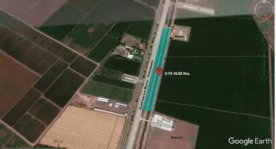 13_1390 | En Venta excelente Terreno Agroindustrial, Carretera Los Mochis-Topolobampo. | BIENES&RAICES MORENO Y ASOCIADOS INMOBILIARIA